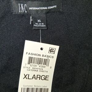 INC Black XL Top